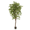  Élethű fikusz fonott törzzsel 200 cm