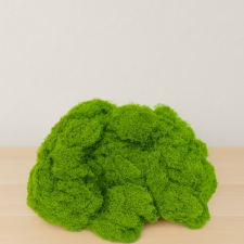  Élethű moha selyemhatású szálakból- friss mohazöld dekorációs kellék