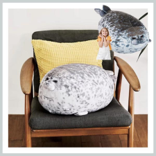  Élethű óriás fóka párna 00024644 lakástextília