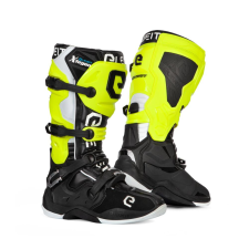 Eleveit X-Legend motoros csizma fekete-fluo sárga-fehér motoros csizma