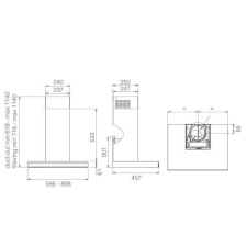 Elica - Páraelszívó ADÉLE @ IXBL/A/90 PRF0199701 páraelszívó