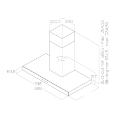 Elica -Páraelszívó JOY BLIX/A/60 páraelszívó