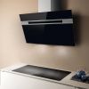 Elica STRIPE BL/A/90/LX fekete üveg Fali páraelszívó Halogén világítás 1 db motor, 625 m3/h, 50-65 dB zajszint, 90 cm széles, C Energiaosztály