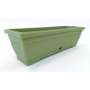 Elif Plastic Virágláda alátéttel Verbéna 13,75 l 600x197x171 Szín: Olivazöld