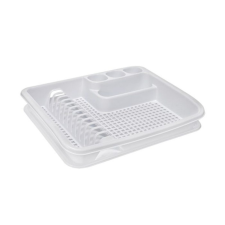 Elif Plastik Edényszárító tálcával 40x48x7 cm Fehér konyhai eszköz