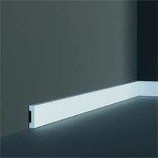 Elite Decor Parkettaszegély léc (CR 931) kemény poliuretánból élvédő, sín, szegélyelem