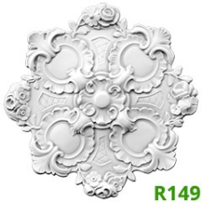 Elite Decor Poliuretán rozetta (R149) oldalfalra, mennyezetre (46 cm) tapéta, díszléc és más dekoráció