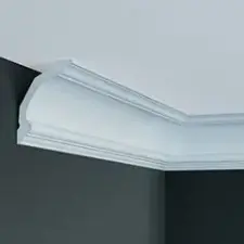 Elite Decor Poliuretán stukkó (P832) kemény, holker díszléc sarokba tapéta, díszléc és más dekoráció