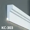 Elite Decor PrestigeDecor homlokzati díszléc LED rejtett világításhoz (KC-303) védőbevonattal