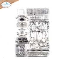 Elizabeth Craft Designs Szilikonbélyegző - A5 - Craft Studio 1 - ECD Clear Stamps (1 csomag) bélyegző