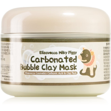 Elizavecca Milky Piggy Carbonated Bubble Clay Mask mélytisztító arcmaszk problémás és pattanásos bőrre 100 g arcpakolás, arcmaszk