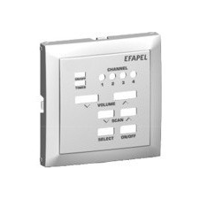 ELKO EP Hungary Efapel 90708 TBR Fedlap 21378 vezérlőegységhez fehér villanyszerelés