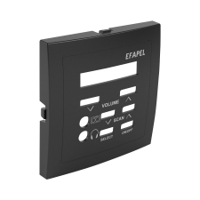 ELKO EP Hungary Efapel 90709 TPM Fedlap 21379 vezérlőegységhez fekete villanyszerelés