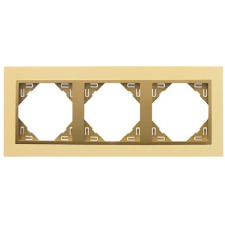 ELKO EP Hungary Efapel 90930_TOU METALLO Hármas keret, arany/arany villanyszerelés