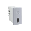ELKO EP Hungary ELKOEP 45387_SAL USB-C töltő, alumínium - 1 modul