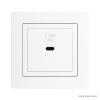 ELKO EP Hungary ELKOEP Fehér USB-C gyorstöltő aljzat - komplett - mec21 (21398+90676_TBR+90910_TBR)