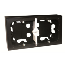 ELKO EP Hungary Epafel 10994_APM Dupla kiemelő keret, fekete színű villanyszerelés