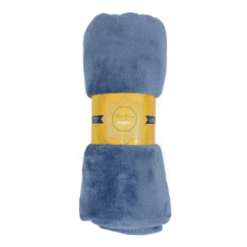  Ella Home takaró, meleg és puha, poliészter, kék, 170x130cm lakástextília