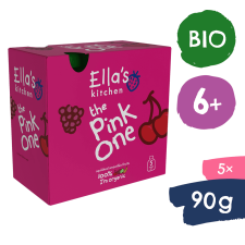 Ella's Kitchen BIO PINK ONE gyümölcsturmix rebarbarával (5x90 g) bébiétel