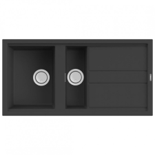 ELLECI Best 475 G59 Antracite Gránit mosogatótálca (LGB47559)Munkalapra szerelhető, Megfordítható mosogatótálca