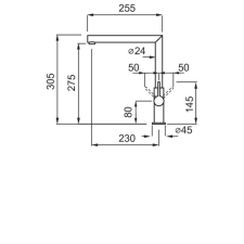 ELLECI - Csaptelep Ares G43 tortora csaptelep
