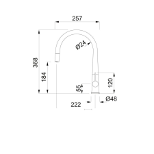ELLECI - Csaptelep Athena Plus G43 Tortora csaptelep