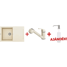 ELLECI EASY5SZETT, mosogatótálca+ kihúzható zuhanyfejes csaptelep+ mosogatószer-adagoló mosogatótálca