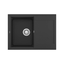 ELLECI Easy 135 G40 nero, gránit mosogatótálca mosogatótálca