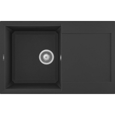 ELLECI Easy 300 G40 Nero Gránit mosogatótálca (LGY30040)Munkalapra szerelhető mosogatótálca