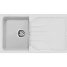 ELLECI Ego 400 G68 Bianco Gránit mosogatótálca (LGE40068)Munkalapra szerelhető (LGE40068) mosogatótálca