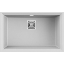 ELLECI Karisma 120 G68 Gránit Mosogatótálca munkalapalá szerelhető négyzetes lefolyóval bianco LGK12068BSO mosogatótálca