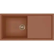  ELLECI LKS48083BRZ - Mosogatótálca Sintesi 480 K83 Clay bronz tartozékokkal mosogatótálca