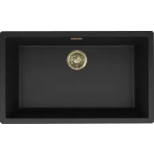  ELLECI LKZ13086F01GLD - Mosogatótálca Zen-F 130 K86 Black arany tartozékokkal mosogatótálca