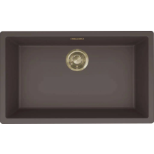  ELLECI LKZ13087GLD - Mosogatótálca Zen 130 K87 Cocoa arany tartozékokkal mosogatótálca