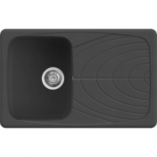 ELLECI Master 300 G59 Antracite Gránit mosogatótálca (LGM30059)Munkalapra szerelhető mosogatótálca