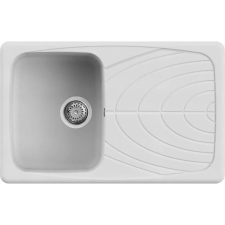 ELLECI Master 300 G68 Bianco Gránit mosogatótálca (LGM30068)Munkalapra szerelhető (LGM30068) mosogatótálca