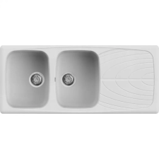 ELLECI Master 500 G68 Bianco Gránit mosogatótálca (LGM50068)Munkalapra szerelhető mosogatótálca