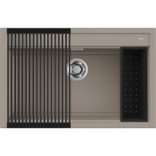 ELLECI - Mosogatótálca Best 130 Workstation Szett G43 tortora mosogatótálca