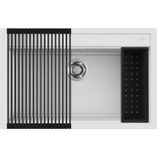 ELLECI - Mosogatótálca Best 130 Workstation Szett K96 White mosogatótálca