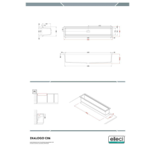 ELLECI - Mosogatótálca Dialogo C86 Keratek K86 Black bronz tartozékkal mosogatótálca