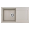 ELLECI - Mosogatótálca Easy 290 78x43.5 Granitek egymedence + csepptálca G39 Bianco soft