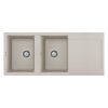ELLECI - Mosogatótálca Easy 500 116x50 Granitek egymedence + csepptálca G39 Bianco soft