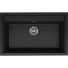ELLECI - Mosogatótálca Sintesi 130 K86 Black inox tartozékokkal mosogatótálca