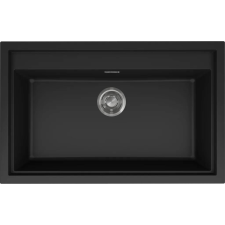 ELLECI - Mosogatótálca Sintesi 130 Keratek K86 Black inox tartozékokkal mosogatótálca