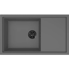 ELLECI - Mosogatótálca Sintesi 410 Keratek K99 Dark Grey fekete tartozékokkal mosogatótálca