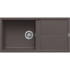 ELLECI - Mosogatótálca Unico 480 100x50 Keratek 1 m. +cseppt. K87 Cocoa mosogatótálca