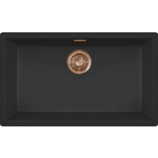 ELLECI - Mosogatótálca Zen 130 Keratek K86 Black bronz tartozékokkal mosogatótálca