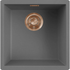 ELLECI - Mosogatótálca Zen-F 102 Keratek K99 Dark Grey bronz tartozékokkal mosogatótálca