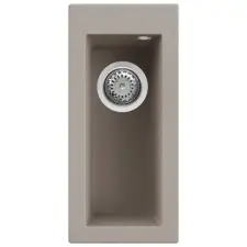 ELLECI Quadra 50 G43 Tortora Gránit mosogatótálca (LGQ05043)Munkalapra szerelhető (LGQ05043) mosogatótálca