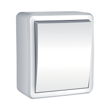 Elmark 191031 KERESZTKAPCSOLÓ FELÜLETRE IP44 FEHÉR villanyszerelés